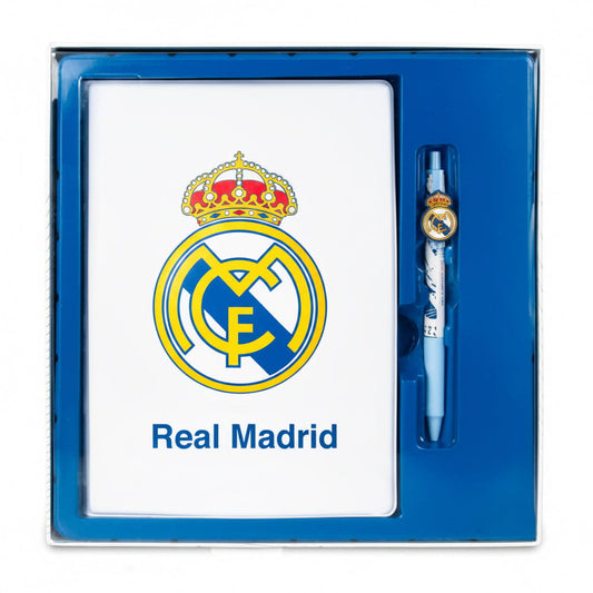 Set libreta 3D con bolígrafo Real Madrid CF - rotuladores
