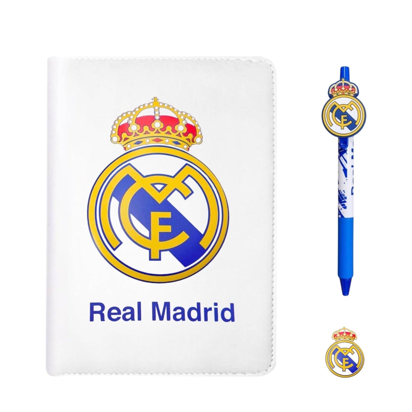 Set libreta 3D con bolígrafo Real Madrid CF - rotuladores