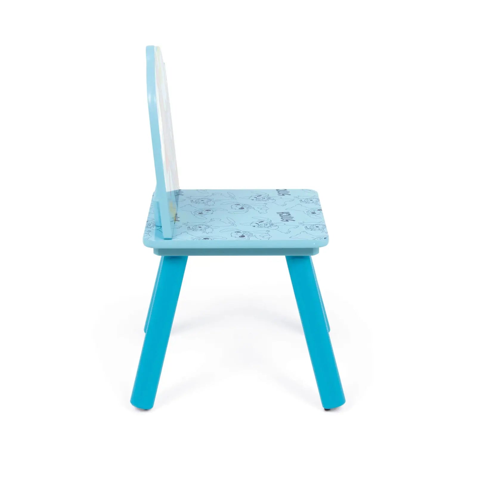 Set mesa y dos sillas infantiles Stitch Disney de madera para niños - conjunto