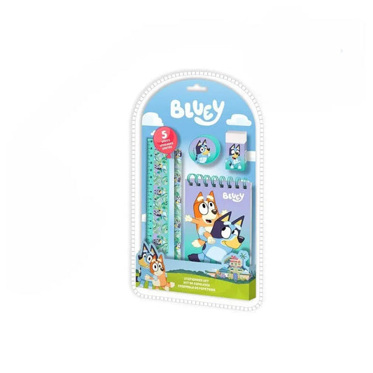 Set papelería 5 piezas BLUEY- Material Escolar Infantil