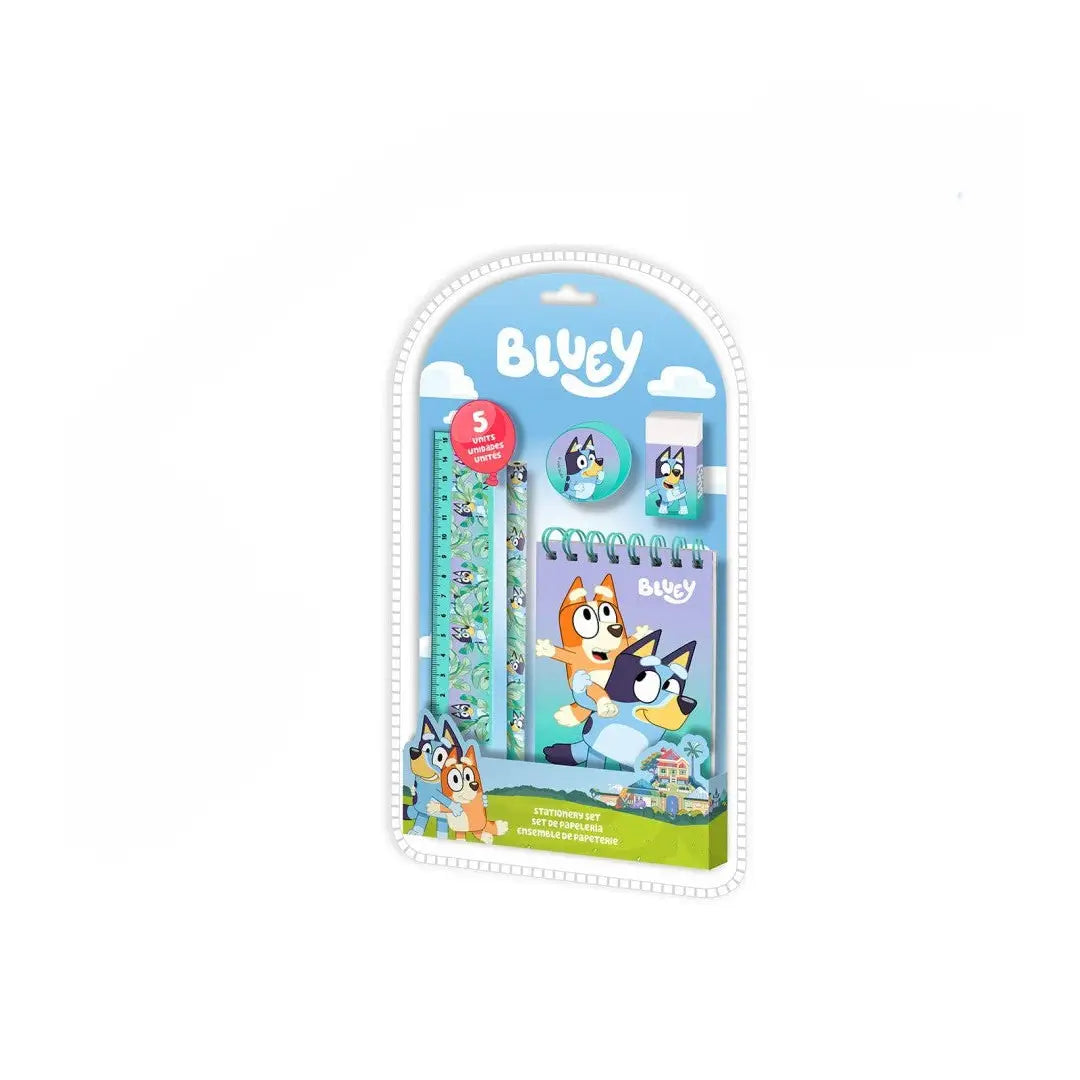 Set papelería 5 piezas BLUEY- Material Escolar Infantil