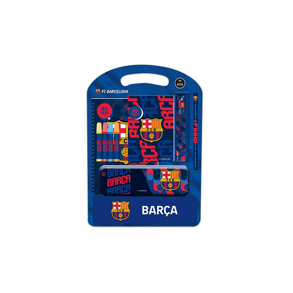 Set de papelería escritura FC Barcelona 1º equipación 25/26 - Estuche