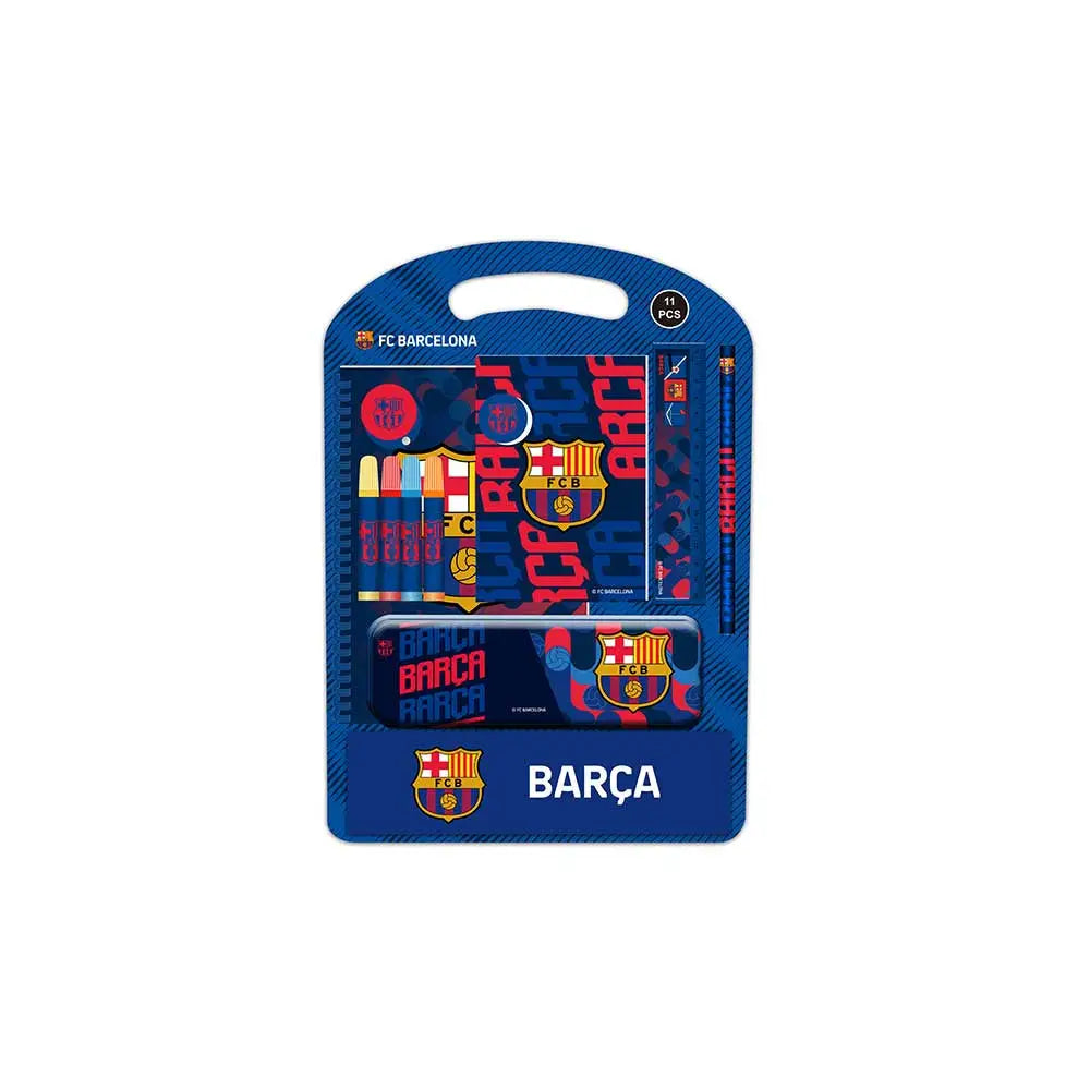 Set de papelería escritura FC Barcelona 1º equipación 25/26 - Estuche
