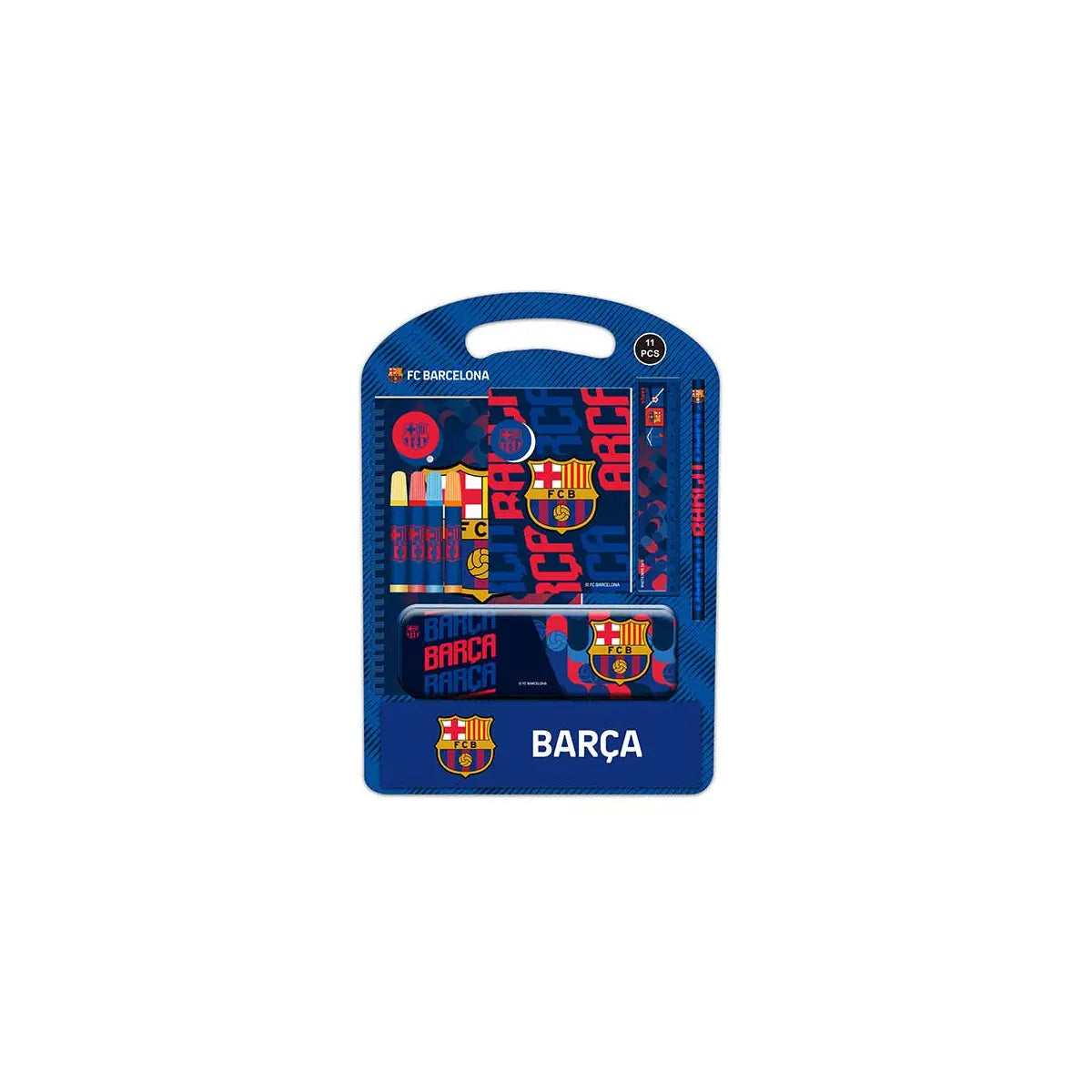 Set de papelería escritura FC Barcelona 1º equipación 25/26 - Estuche