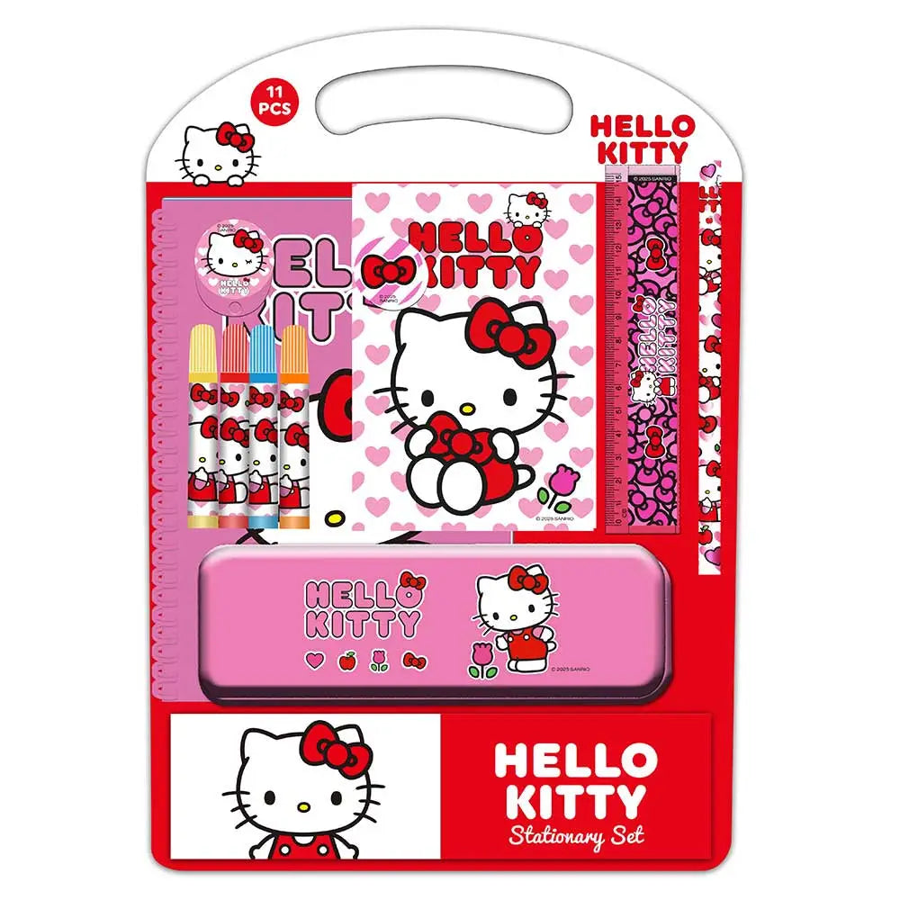 Set de papelería escritura HELLO KITTY iconic - Estuche