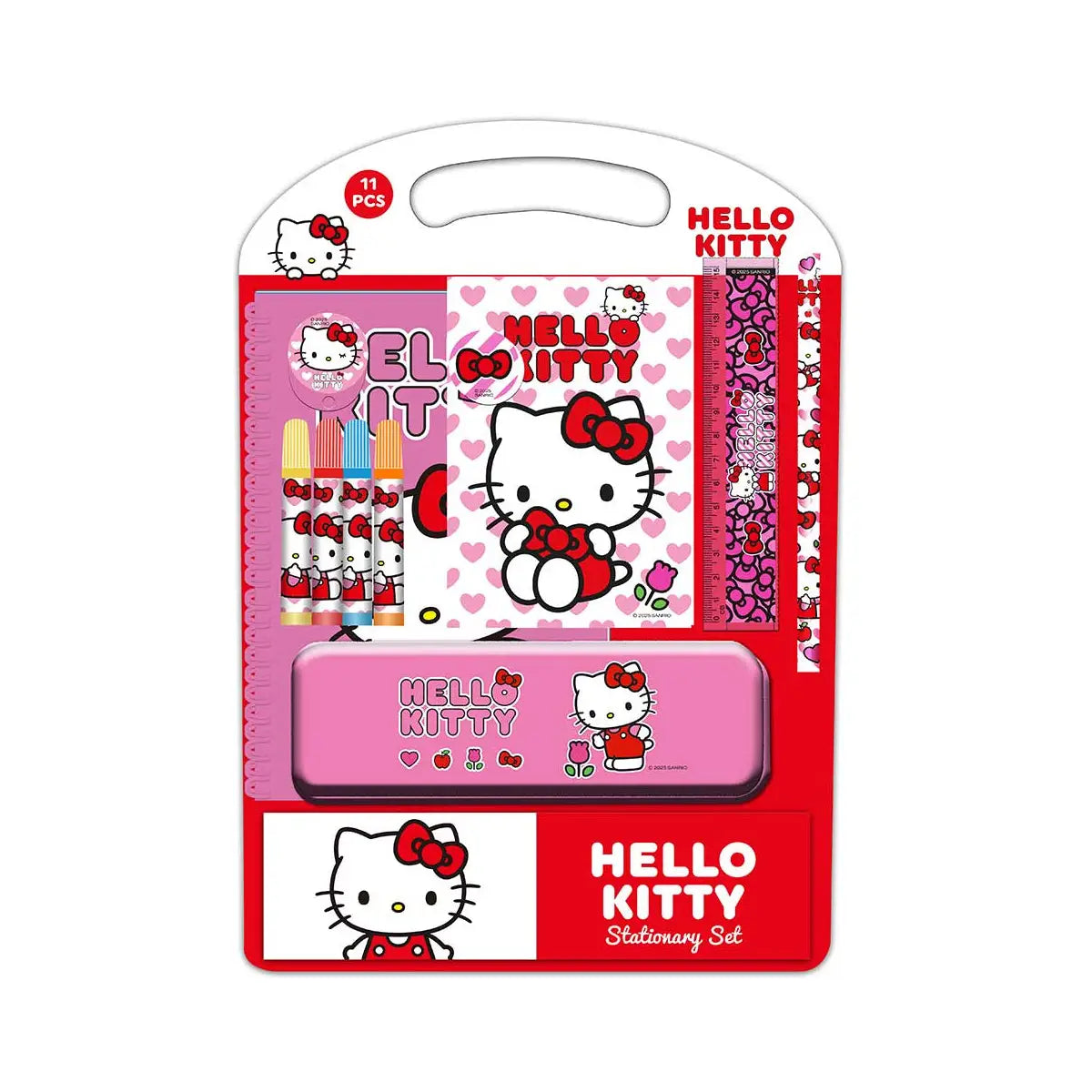 Set de papelería escritura HELLO KITTY iconic - Estuche