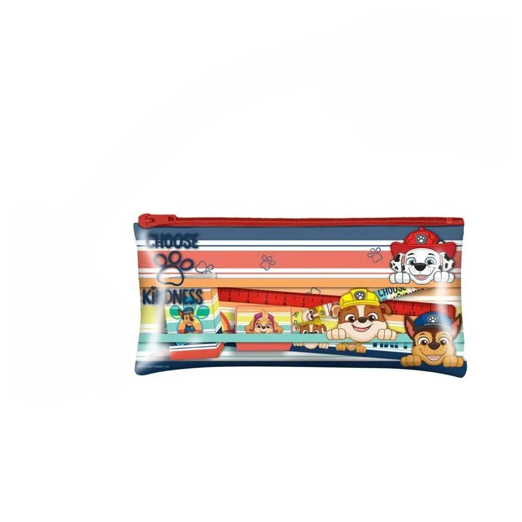 Set de papelería en estuche PATRULLA CANINA- Material Escolar Infantil - Estuche