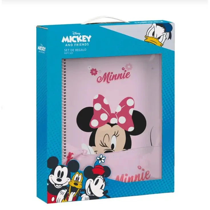 Set de regalo con papelería Minnie Mouse Disney naive - Estuche