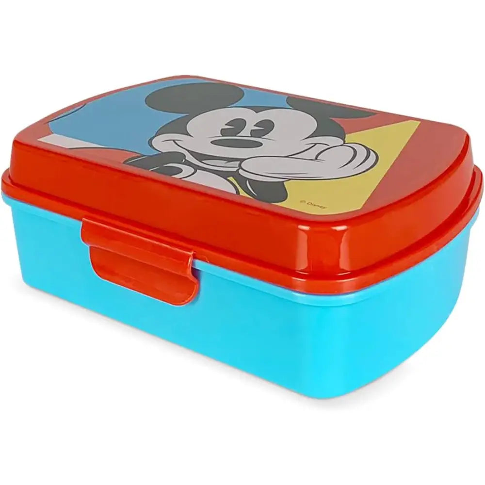 Set de sandwichera y botella aluminio 500ml Disney Mickey Lunchera