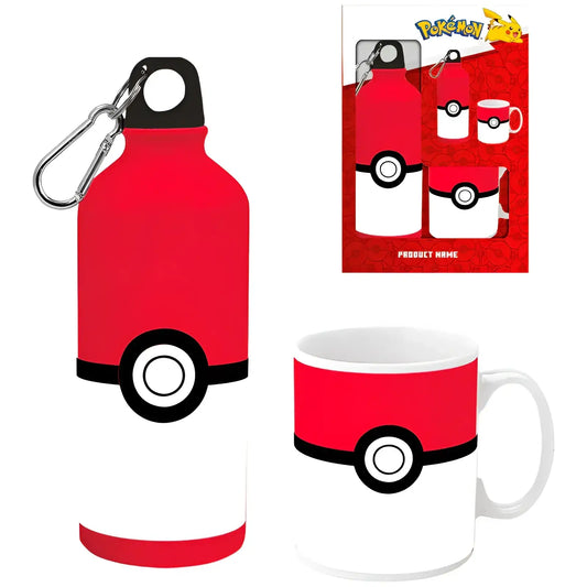 Set taza y botella cantimplora POKÉMON - set