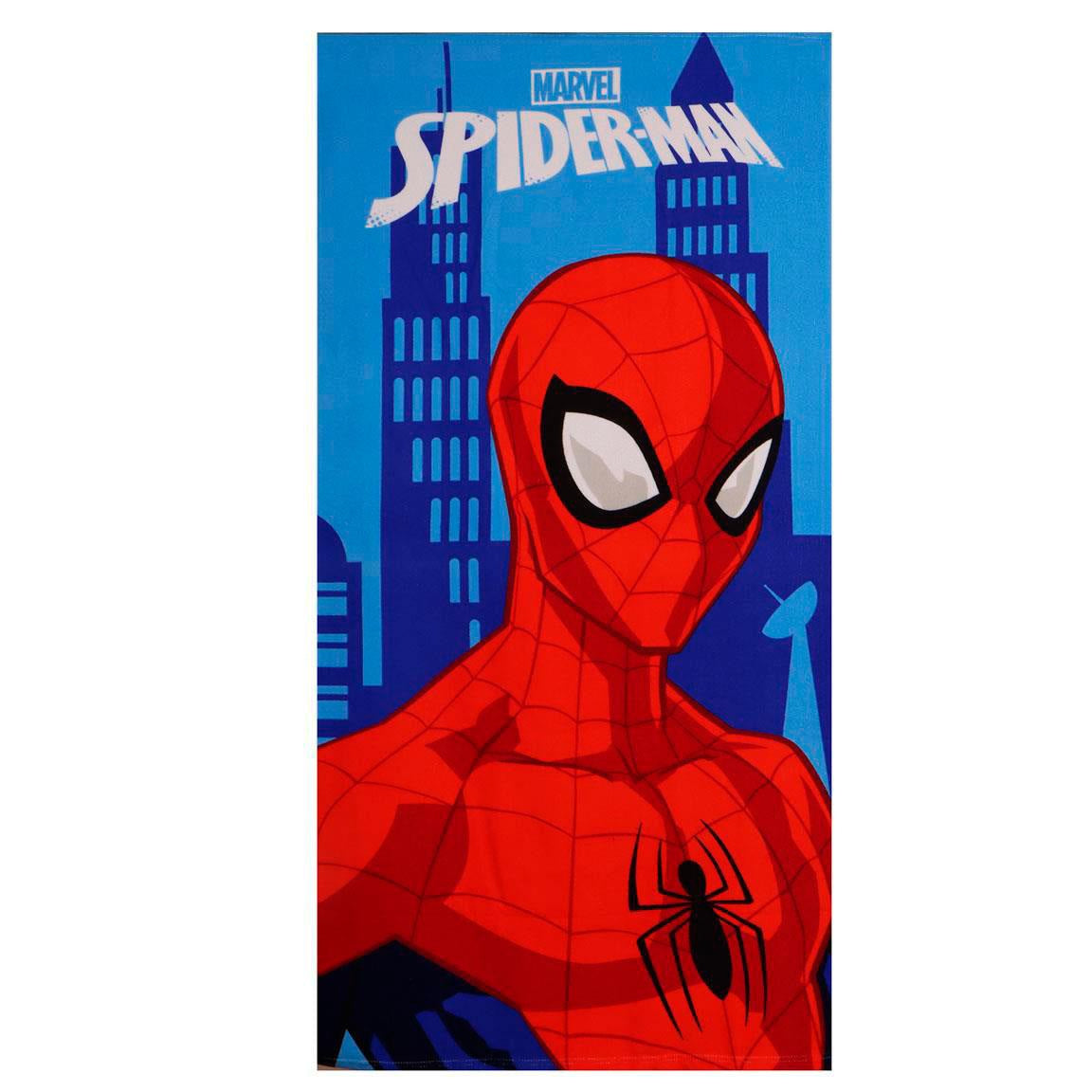 Set de toalla gorra y saco mochila Spiderman ideal verano