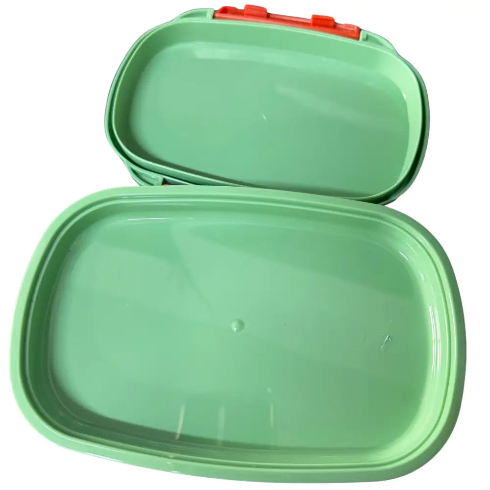 Set túper lonchera sandwichera con cubiertos Mickey Tupper