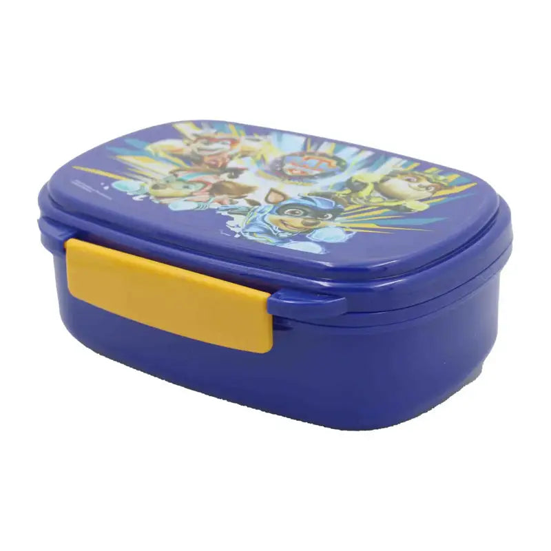 Set túper lonchera sandwichera con cubiertos Patrulla Canina Tupper