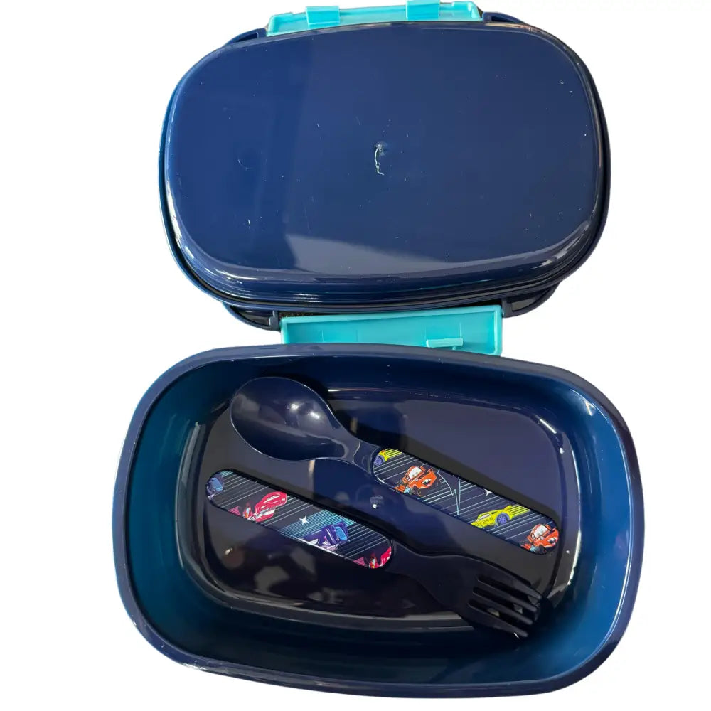 Set túper lonchera sandwichera con cubiertos Patrulla Canina Tupper