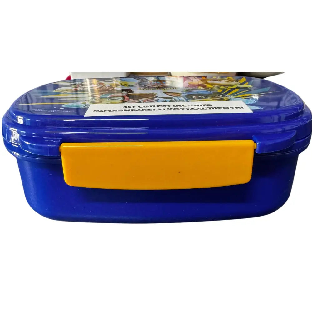 Set túper lonchera sandwichera con cubiertos Patrulla Canina Tupper