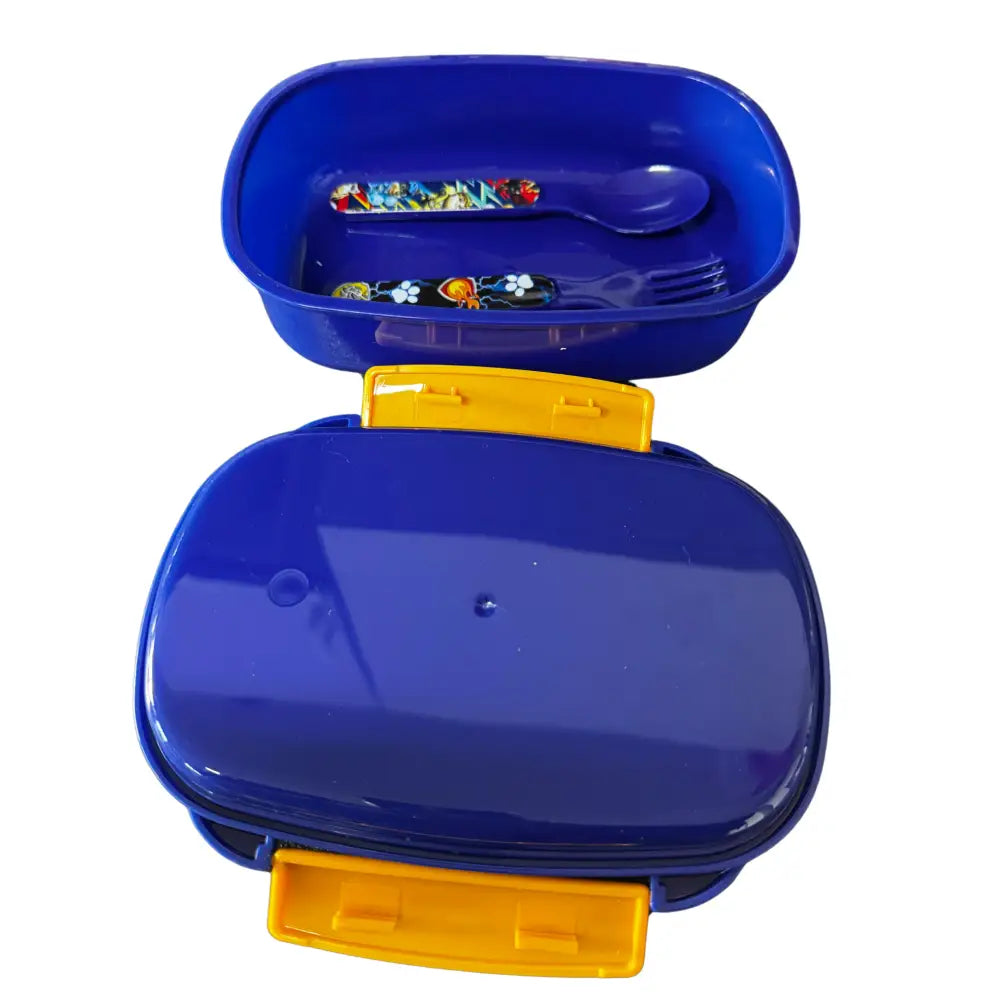 Set túper lonchera sandwichera con cubiertos Patrulla Canina Tupper
