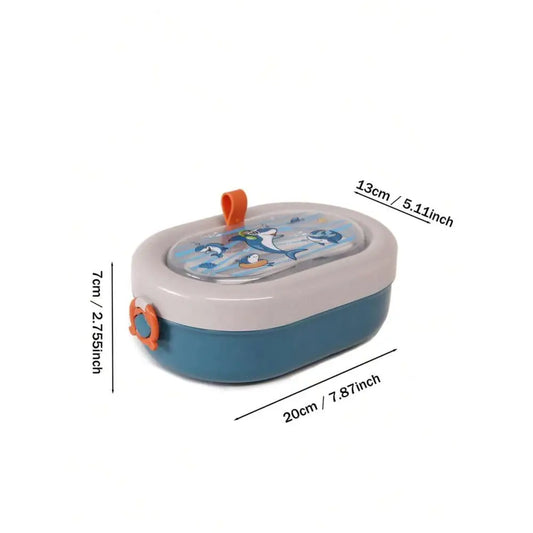Set túper y vaso infantil para almuerzo merienda Azul Tuper