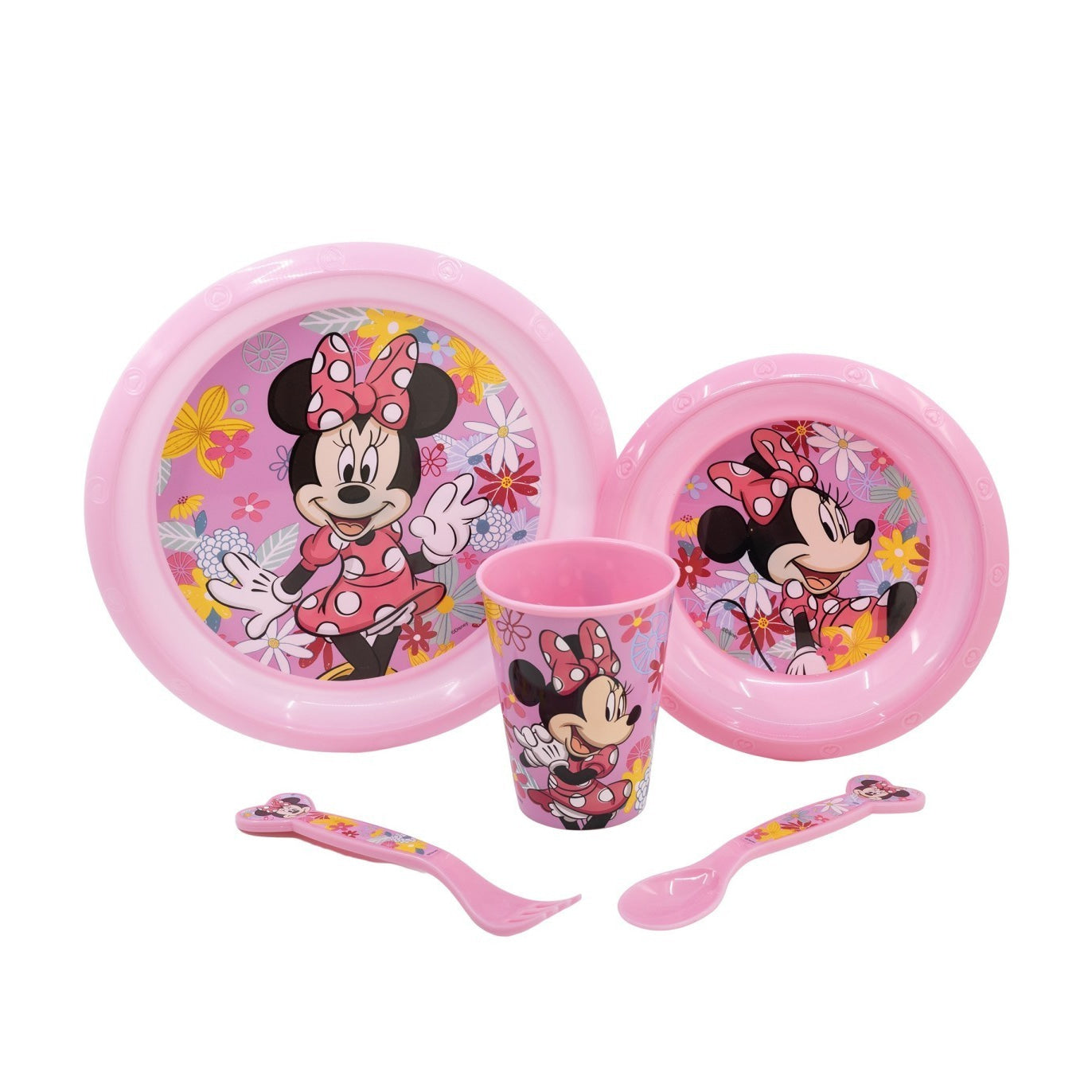 Set vajilla infantil easy Minnie Mouse Disney 5 piezas