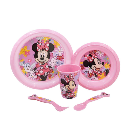 Set vajilla infantil easy Minnie Mouse Disney 5 piezas