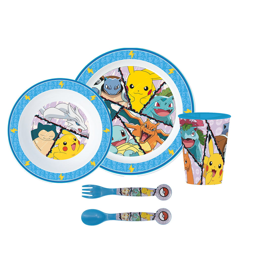 Set vajilla infantil micro POKEMON 5 piezas