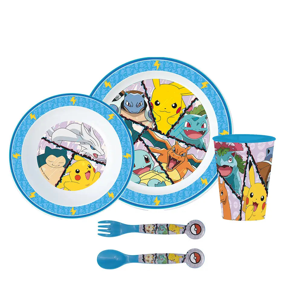 Set vajilla infantil micro POKEMON 5 piezas