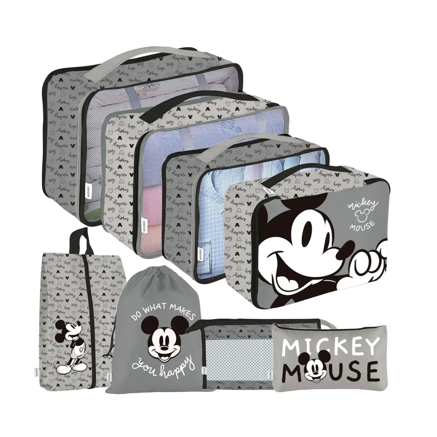 Set de viaje Organizador equipaje 8 piezas Mickey Mouse Disney
