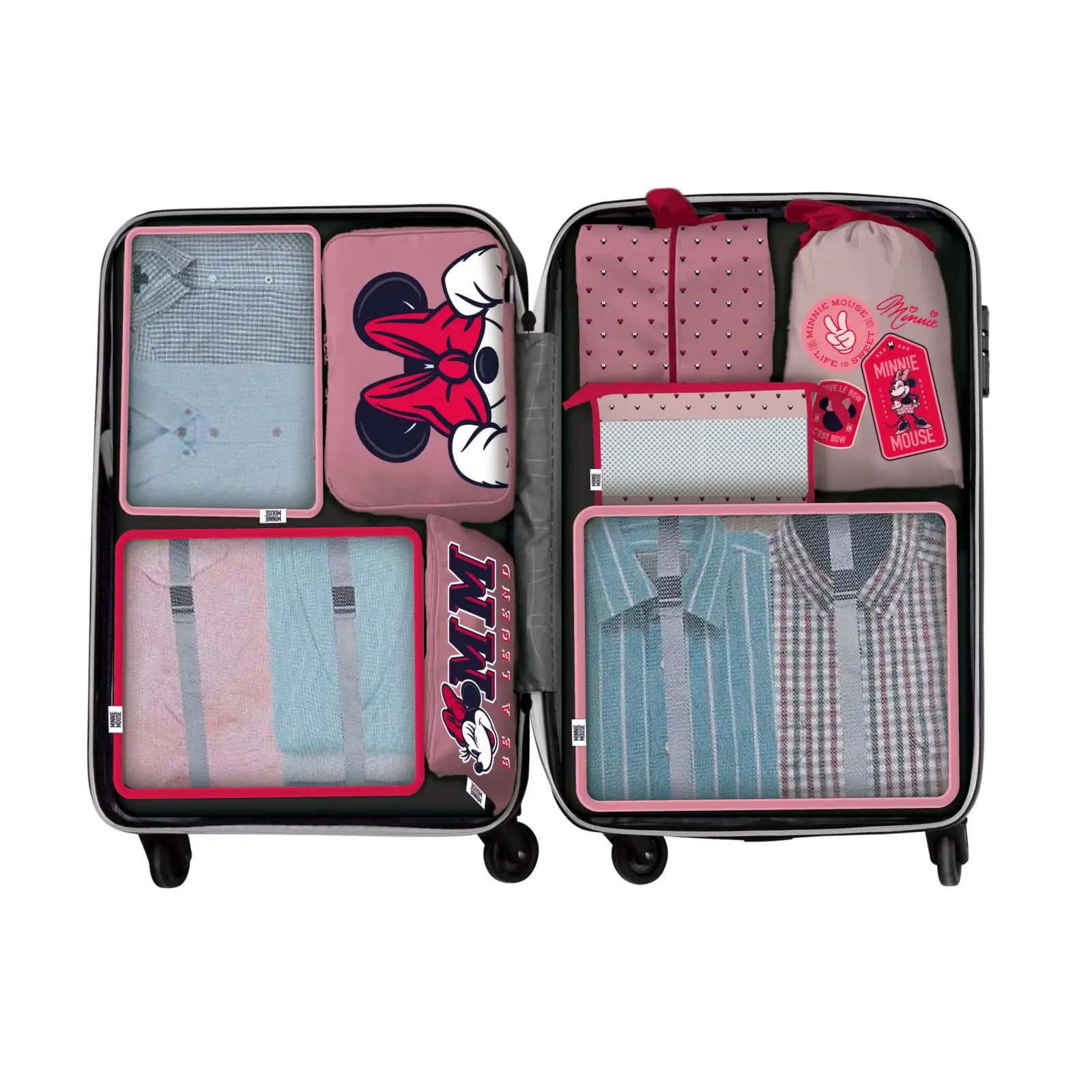 Set de viaje Organizador equipaje 8 piezas Minnie Mouse Disney