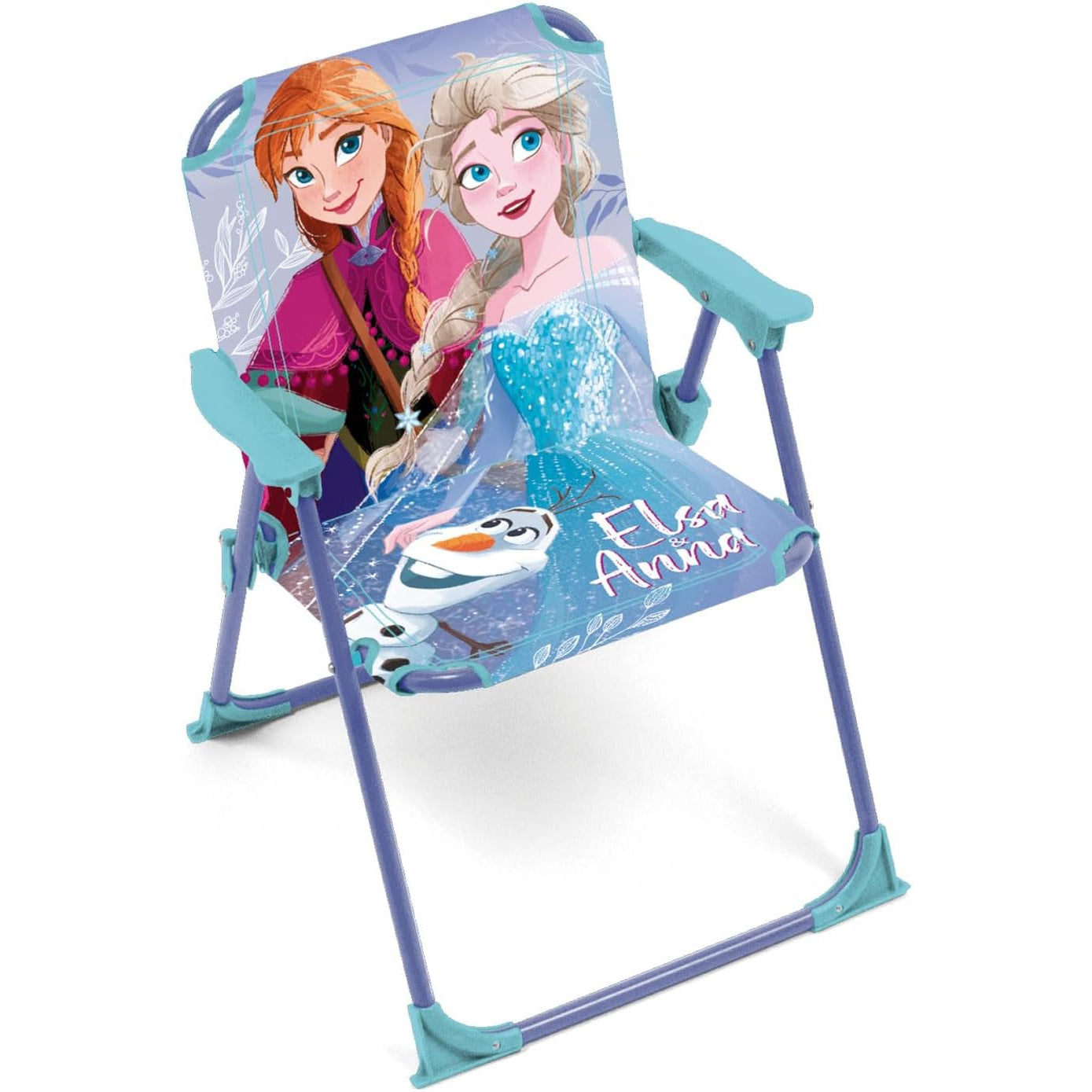 Silla Frozen Disney plegable infantil para interior exterior playa piscina 38X32X53CM