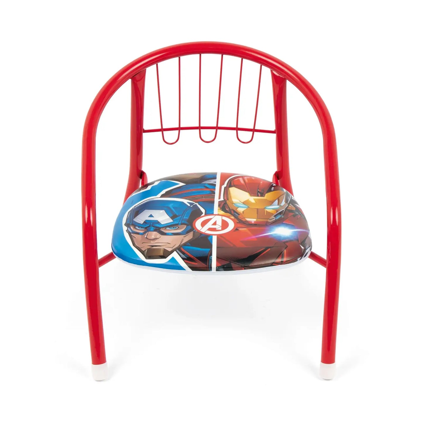 Silla Marvel Avengers infantil para interior exterior de metal 35.5x30x33.5CM
