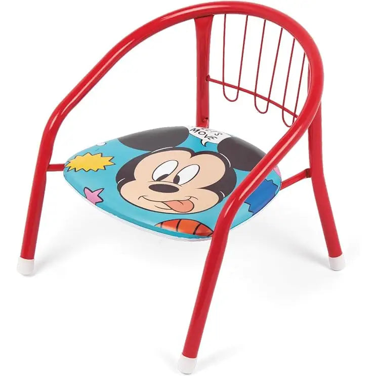 Silla Mickey Mouse infantil para interior exterior de metal 35.5x30x33.5CM