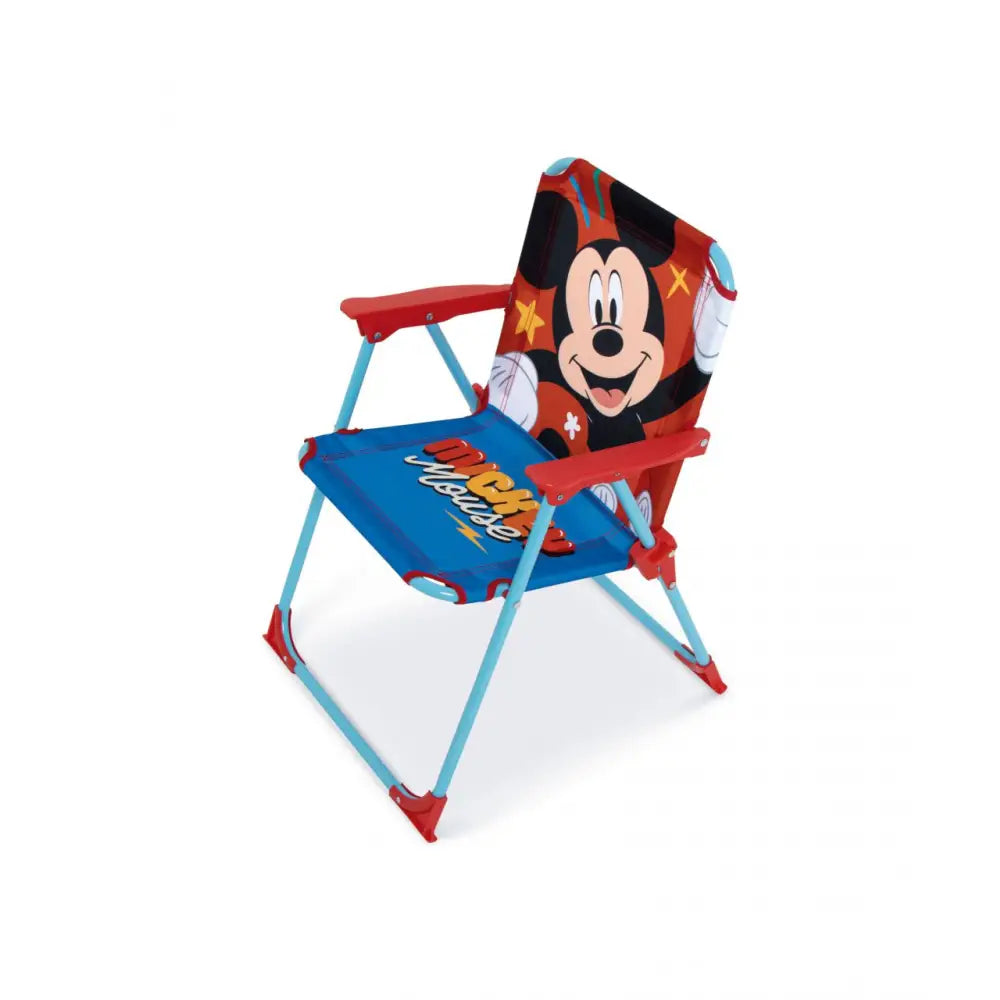Silla Mickey plegable infantil para interior exterior playa piscina 38X32X53CM