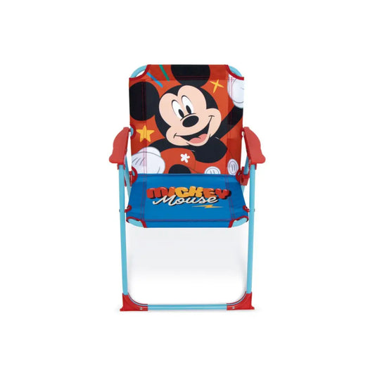 Silla Mickey plegable infantil para interior exterior playa piscina 38X32X53CM