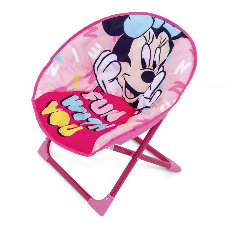 Silla de Minnie Mouse Disney con forma luna 50x50x50cm