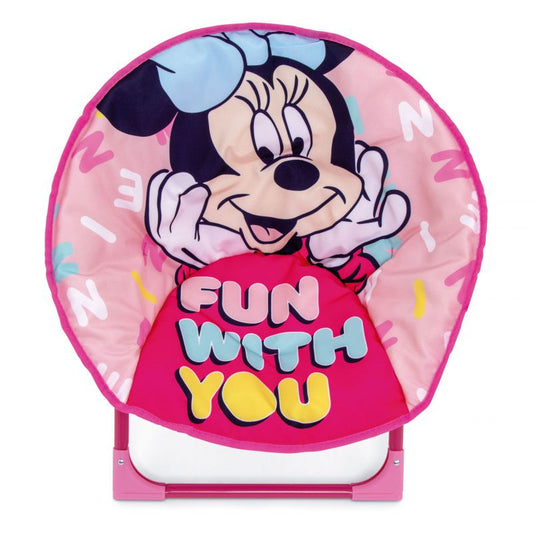 Silla de Minnie Mouse Disney con forma luna 50x50x50cm