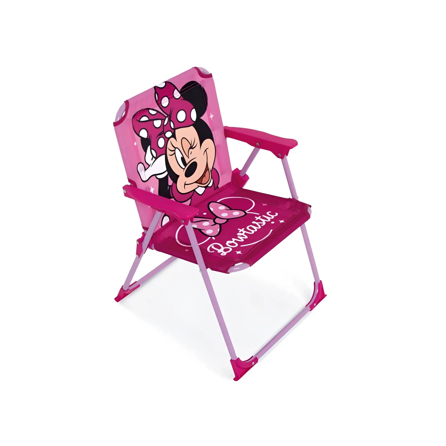 Silla Minnie plegable infantil para interior exterior playa piscina 38X32X53CM