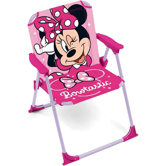 Silla Minnie plegable infantil para interior y exterior