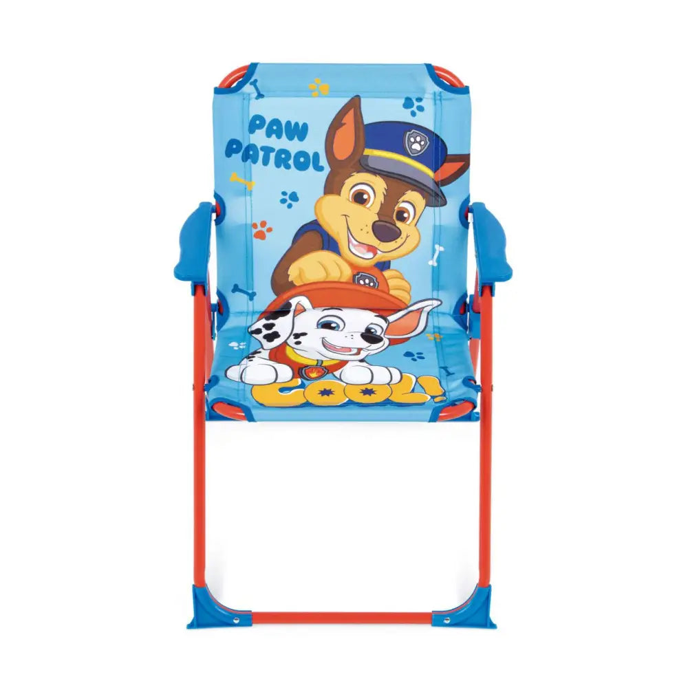 Silla Patrulla Canina plegable infantil para interior exterior playa piscina 38X32X53CM