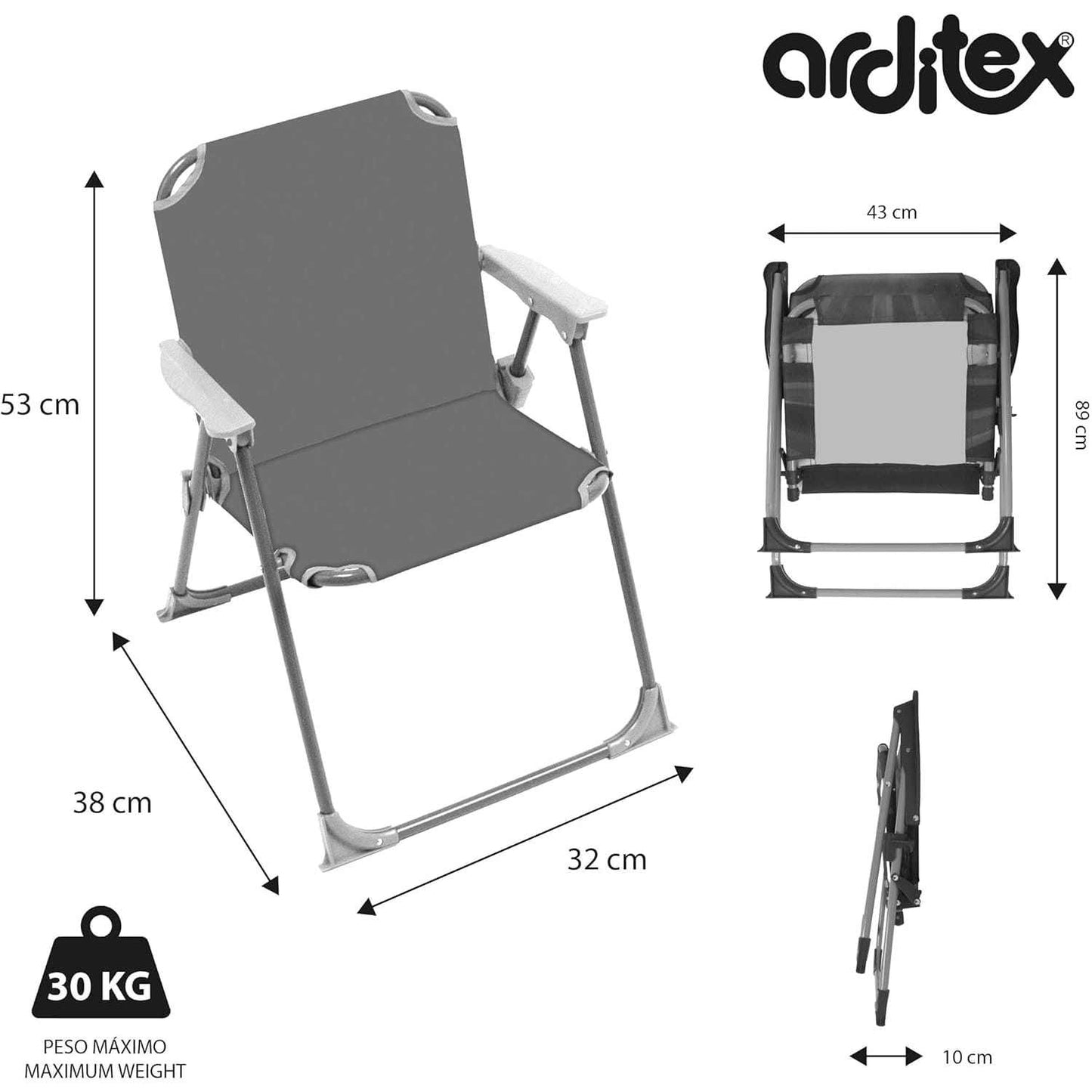 Silla Patrulla Canina Sky plegable infantil