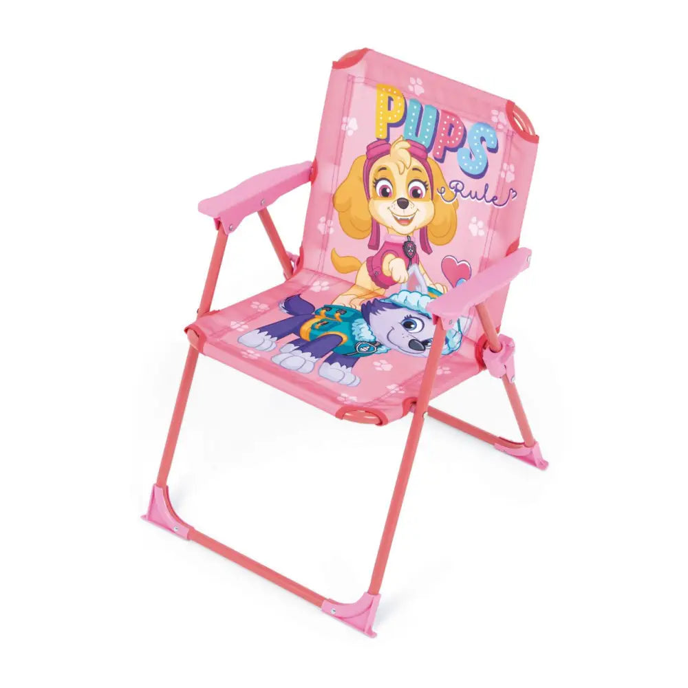 Silla Patrulla Canina Sky plegable infantil para interior exterior playa piscina 38X32X53CM