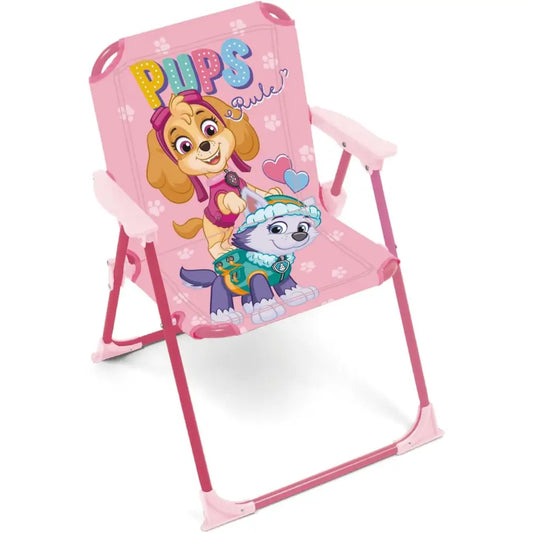 Silla Patrulla Canina Sky plegable infantil para interior exterior playa piscina 38X32X53CM