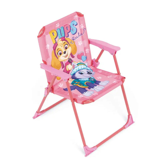 Silla Patrulla Canina Sky plegable infantil para interior exterior playa piscina 38X32X53CM