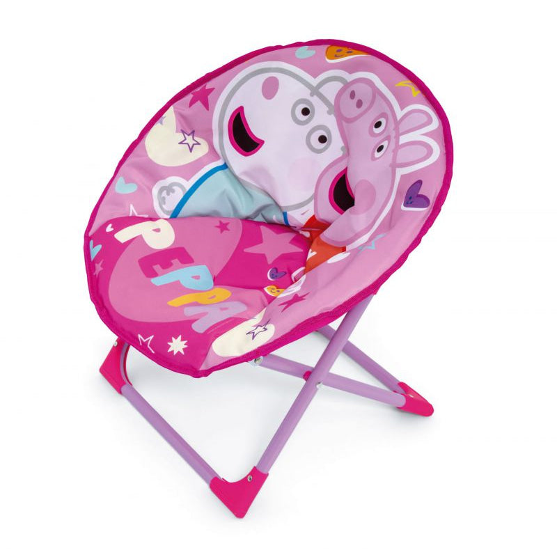 Silla de Peppa Pig con forma luna 50x50x50cm