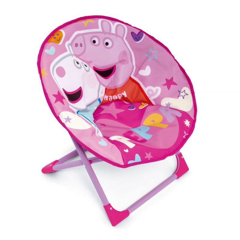 Silla de Peppa Pig con forma luna 50x50x50cm