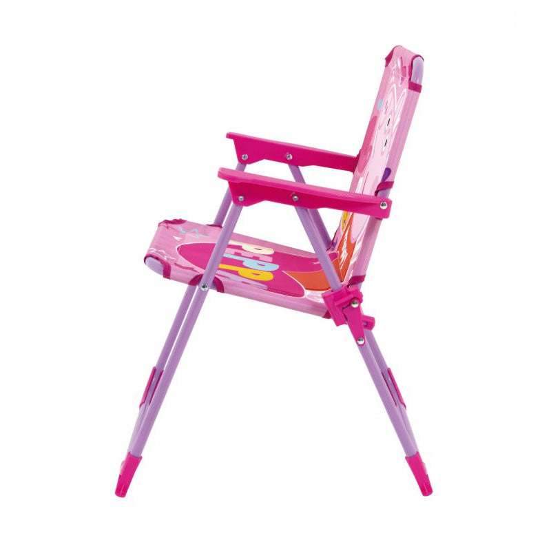 Silla Peppa Pig plegable infantil para interior exterior playa piscina 38X32X53CM