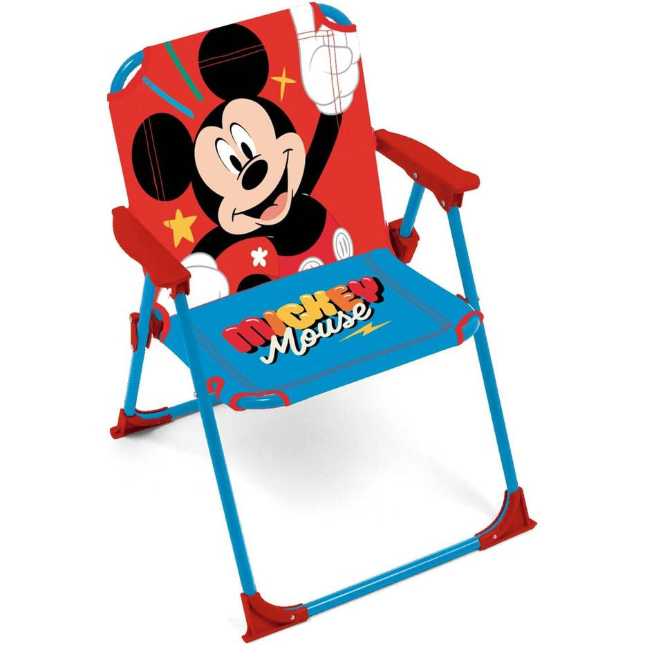 Silla plegable infantil Mickey Mouse Disney para interior exterior playa y piscina