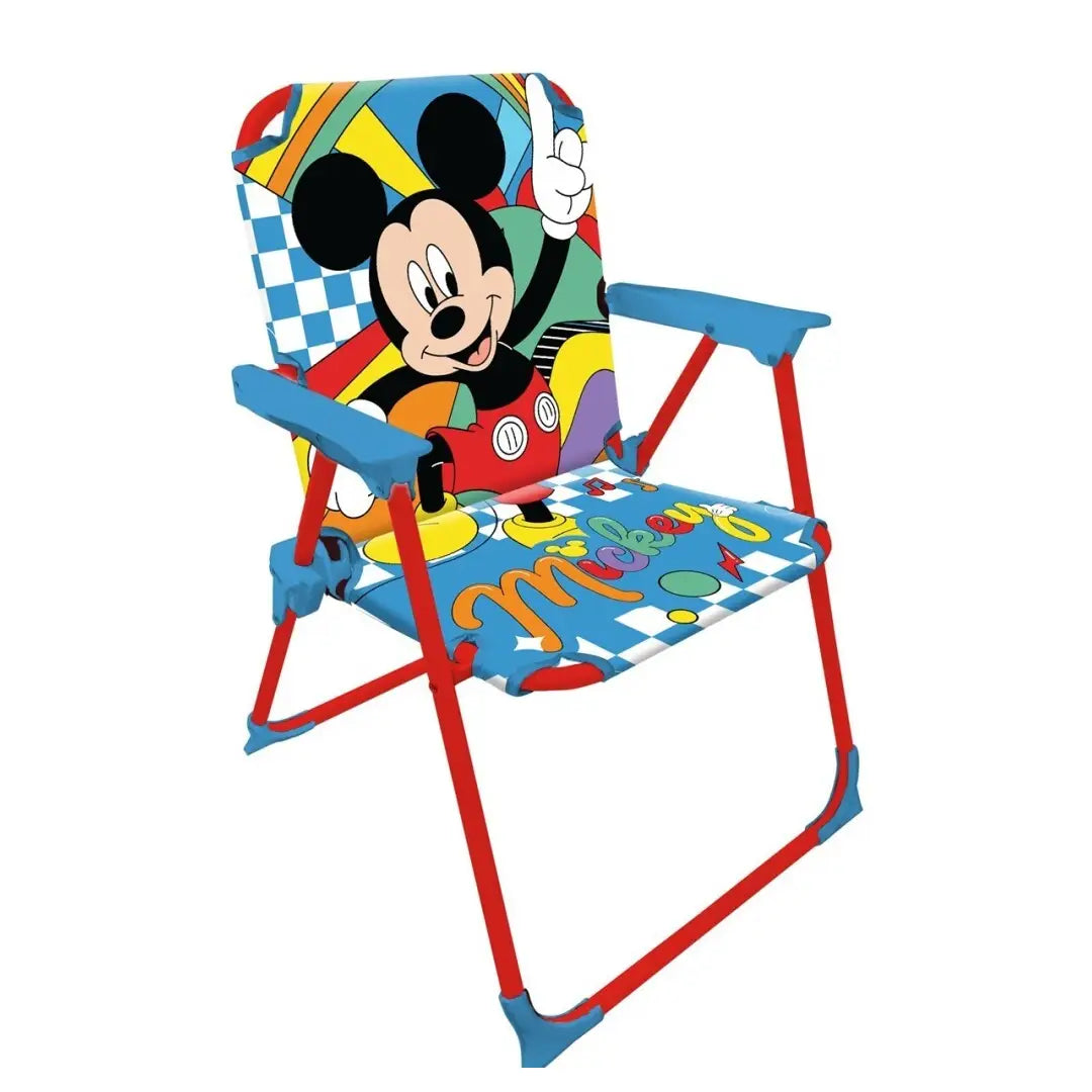 Silla plegable infantil Mickey Mouse Disney para interior exterior playa piscina