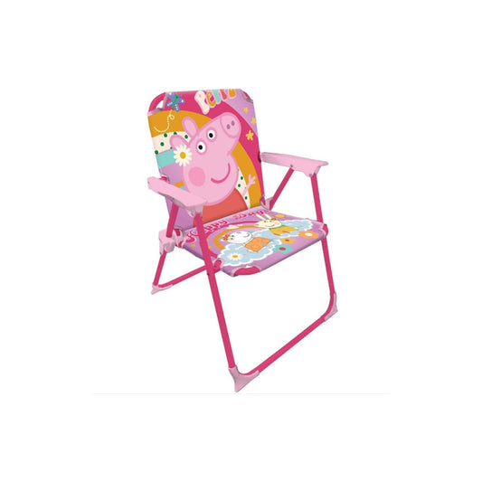 Silla plegable infantil Peppa Pig para interior exterior playa piscina