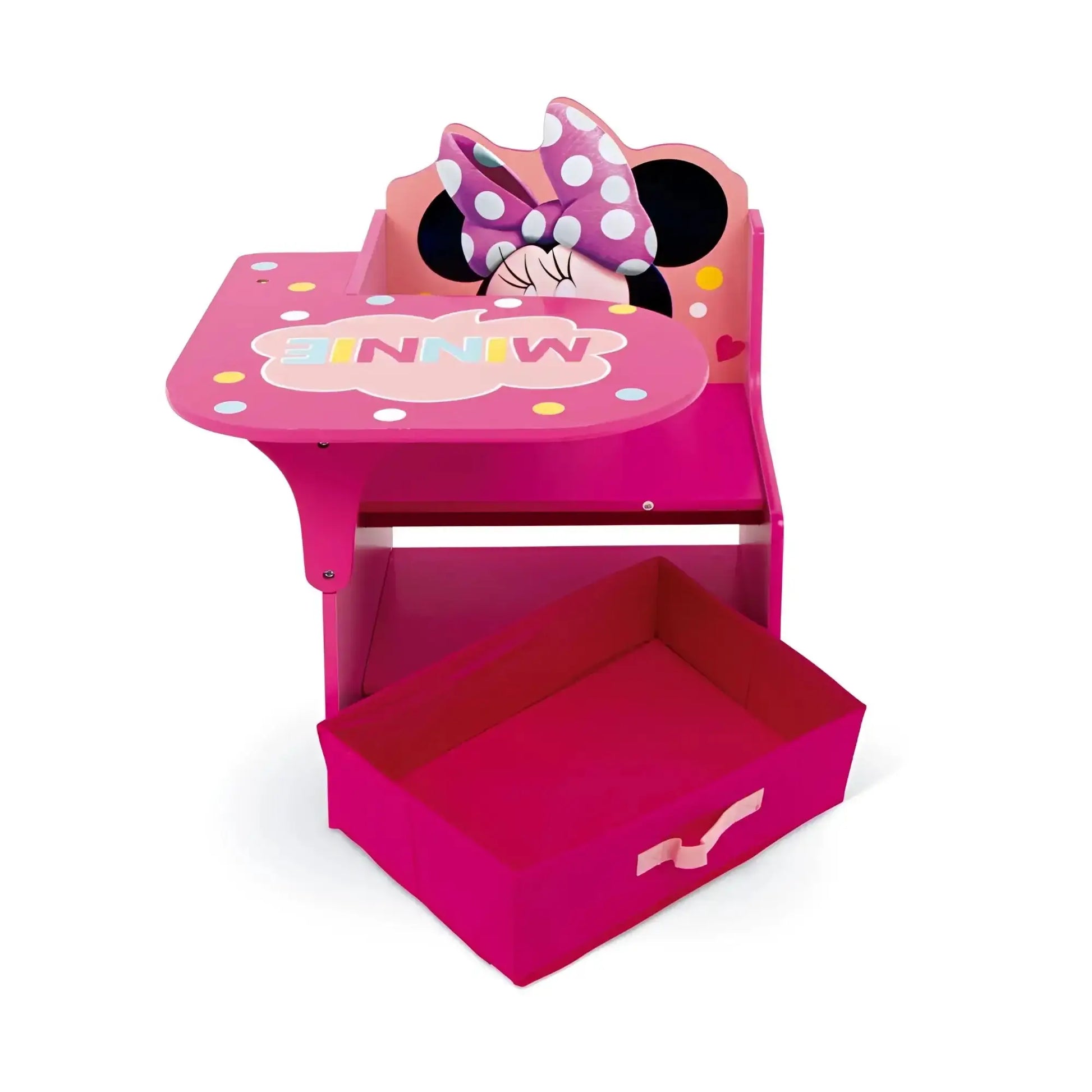 Silla Pupitre infantil con cajón de MINNIE MOUSE DISNEY