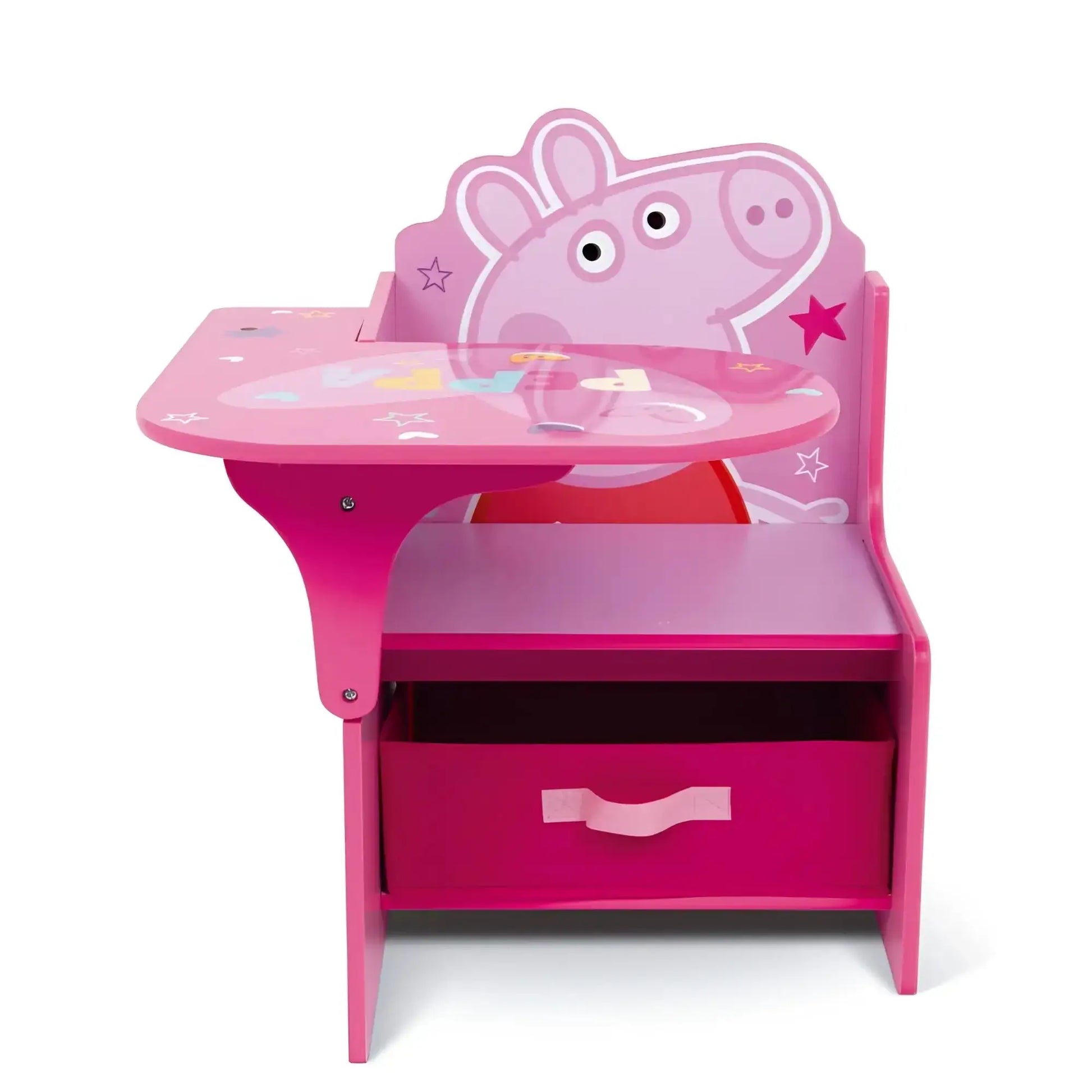 Silla Pupitre infantil con cajón de PEPPA PIG