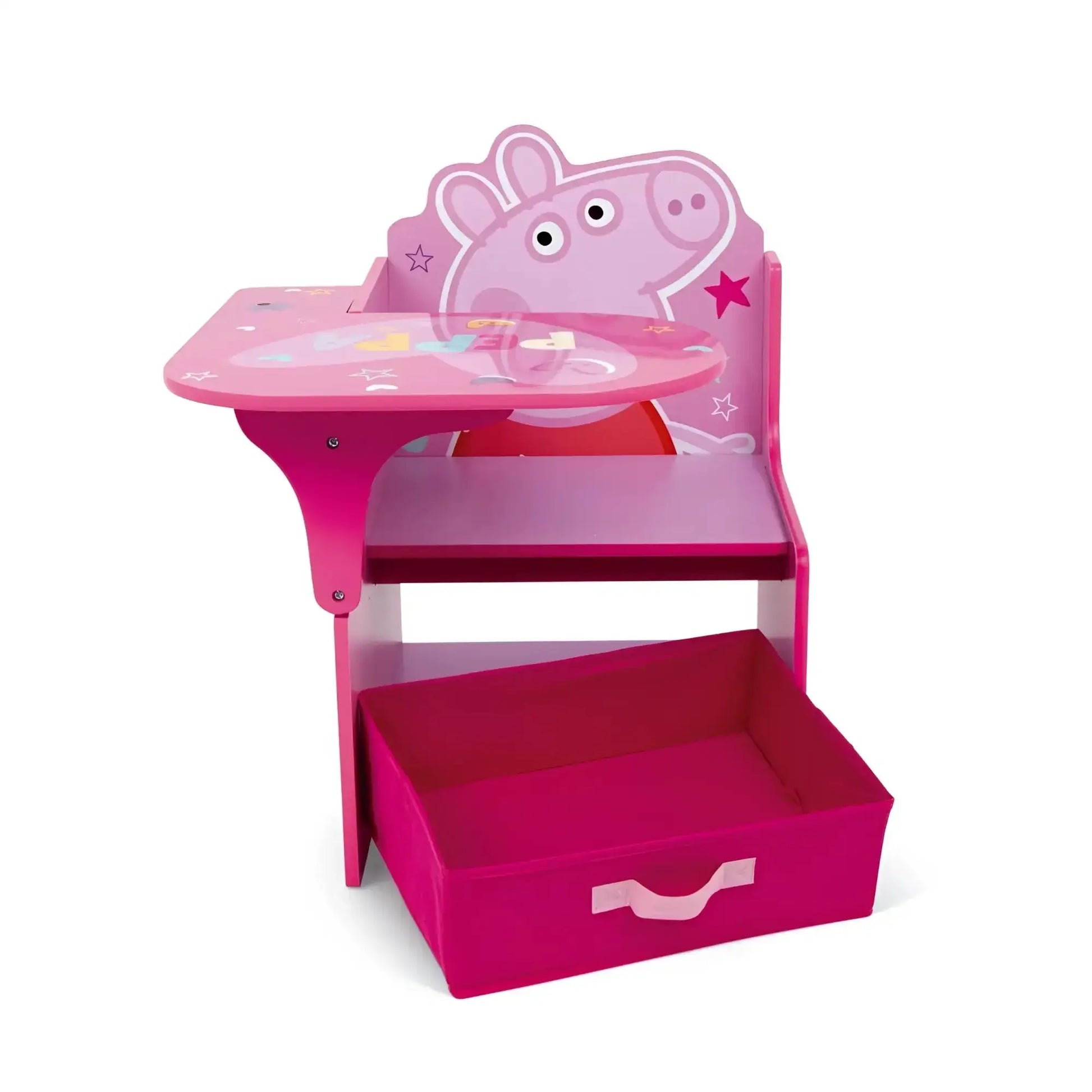Silla Pupitre infantil con cajón de PEPPA PIG